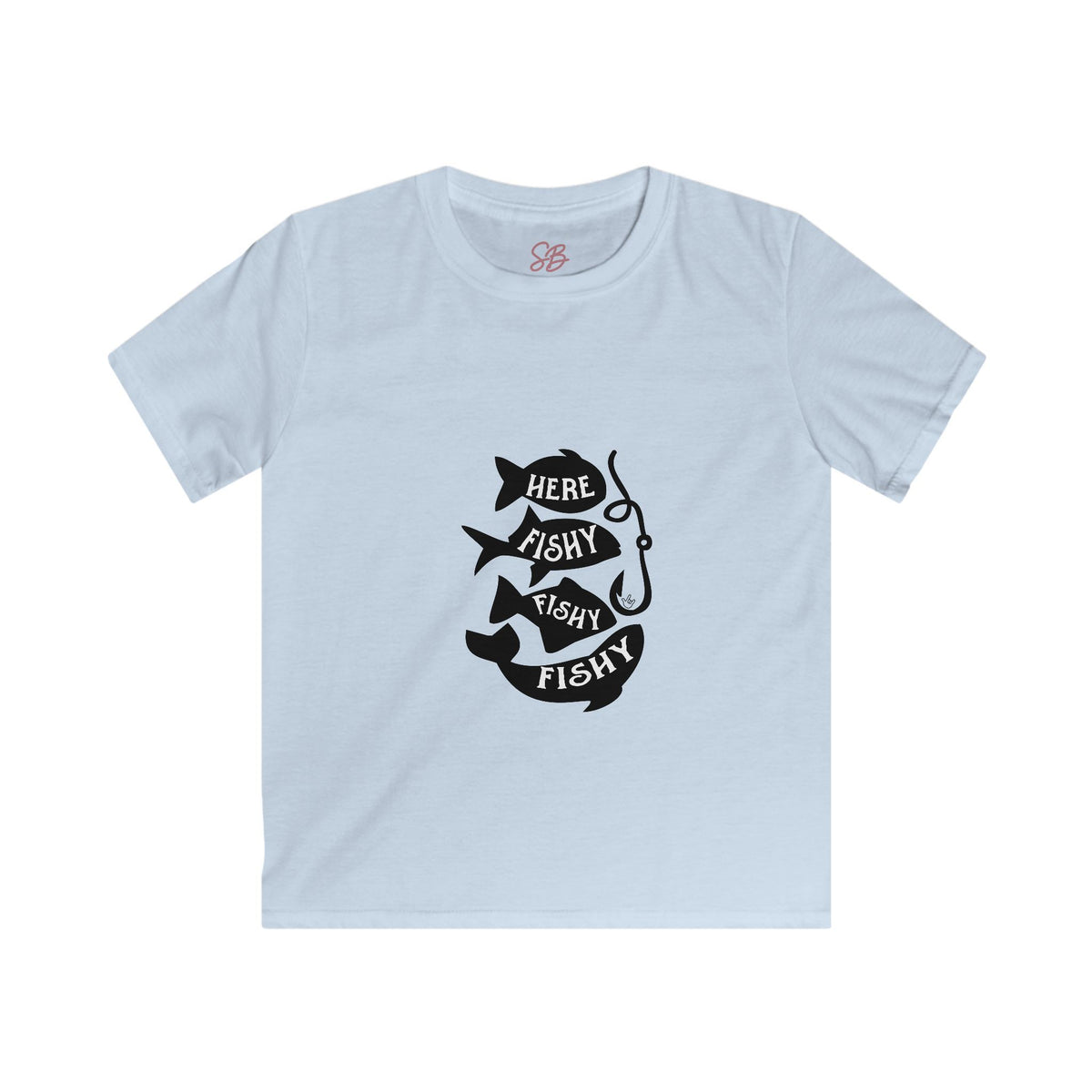 Here Fishy Fishy Fishing - Kid T-Shirt