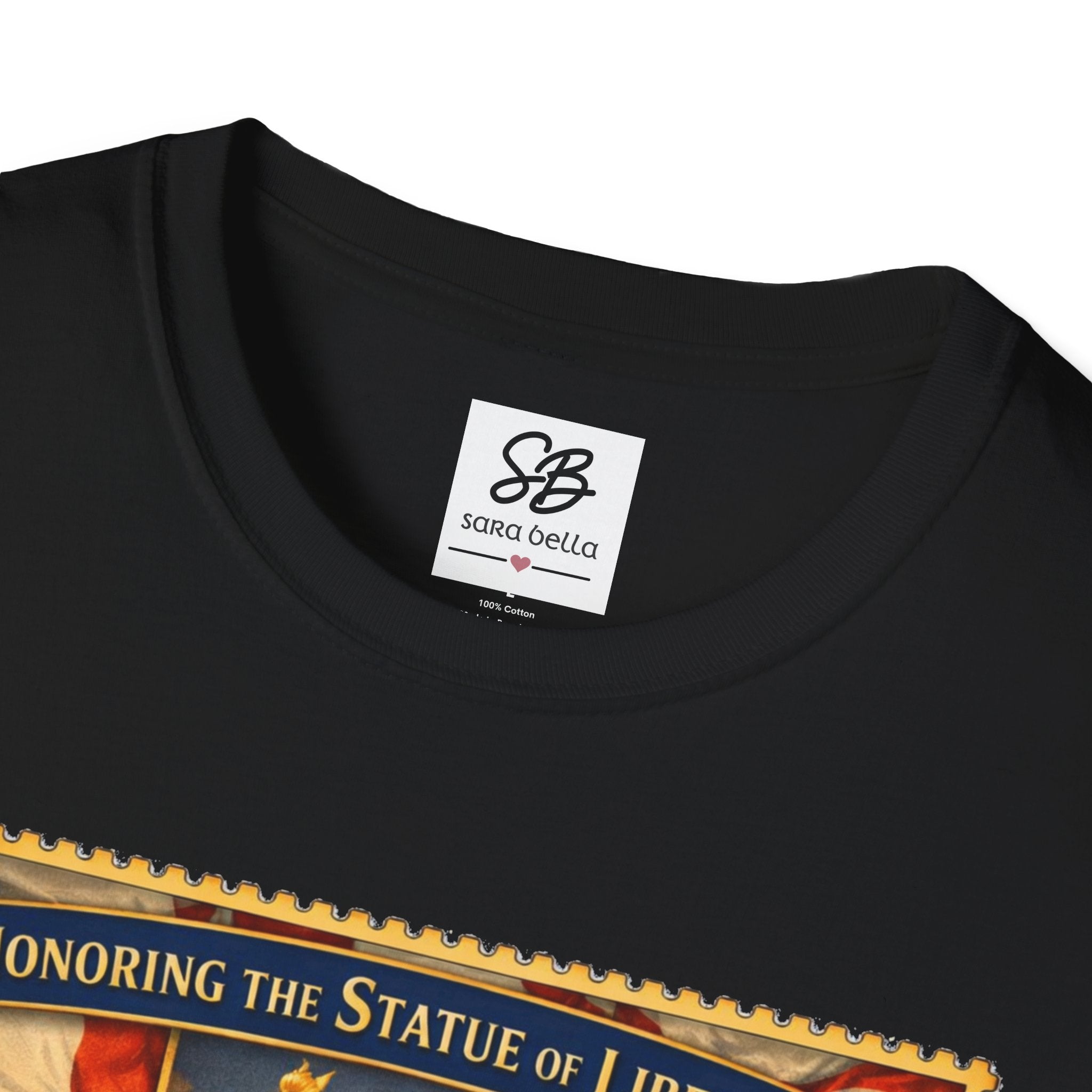 Statue of Liberty Tribute Vintage Stamp T-Shirt