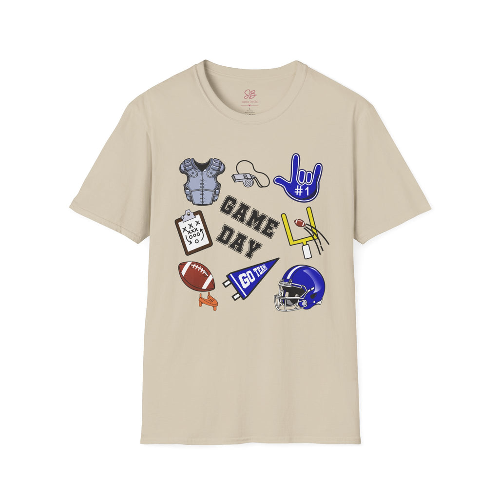 Game Day Football with I Love You ASL  - T-Shirt