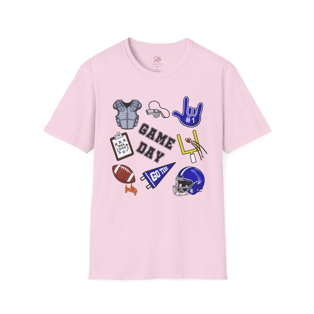 Game Day Football with I Love You ASL  - T-Shirt