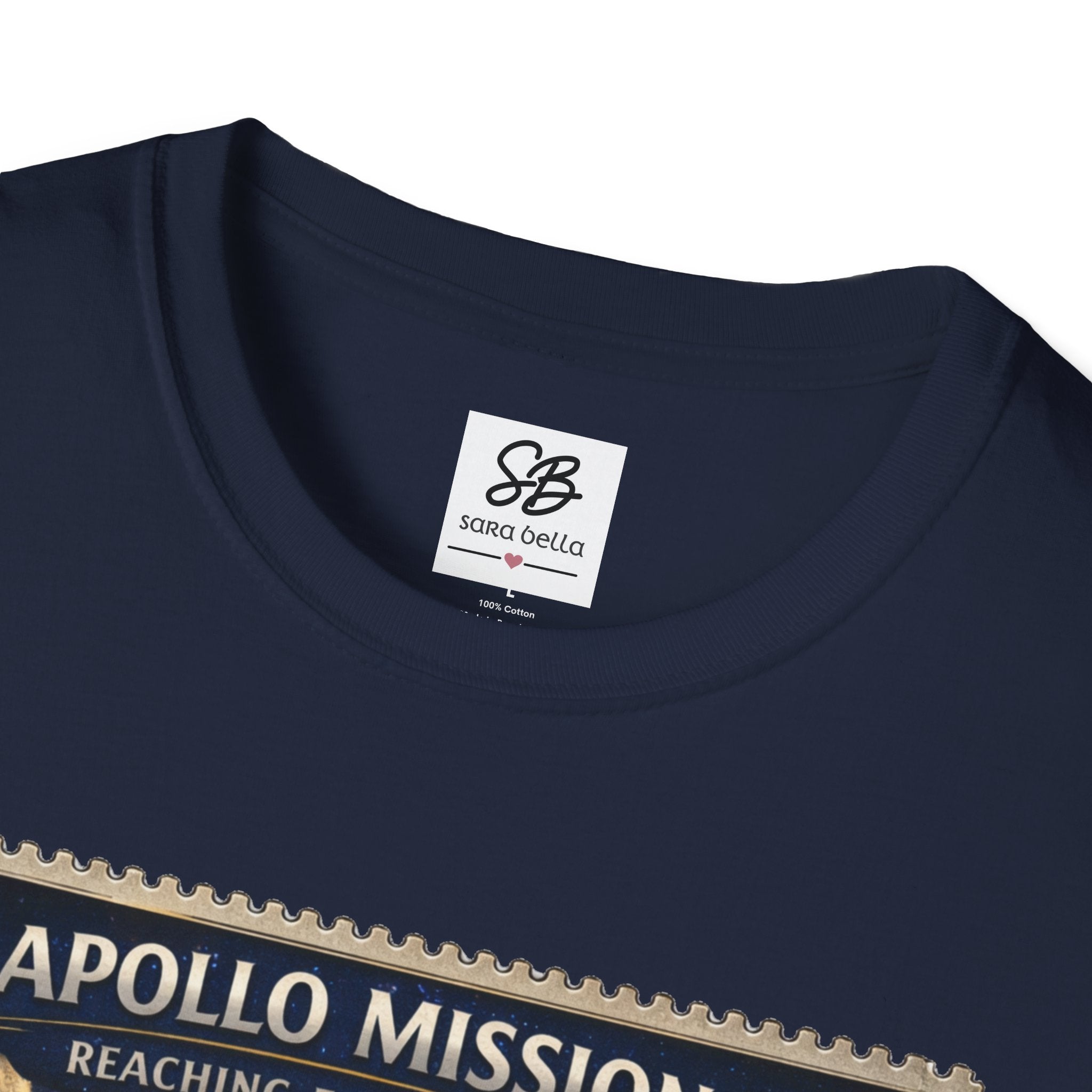 Apollo Missions  'Space Exploration' Vintage Stamp T-Shirt