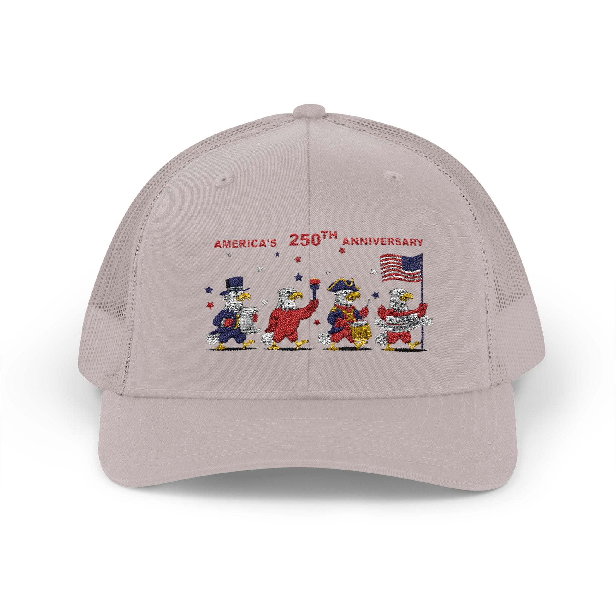 Patriotic Eagles Parade 250th Anniversary Snapback Trucker Cap