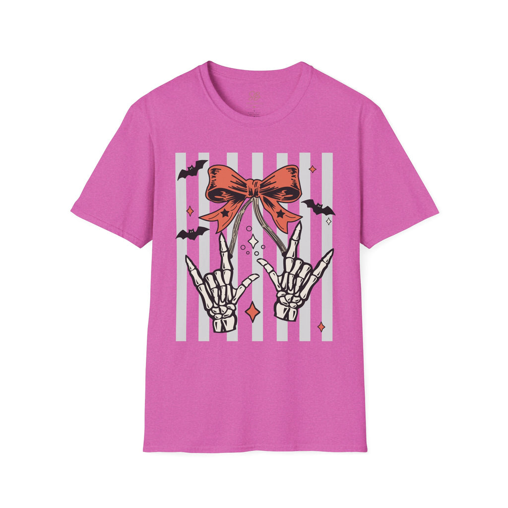 Spooky Skeleton "I Love you" ASL T-Shirt