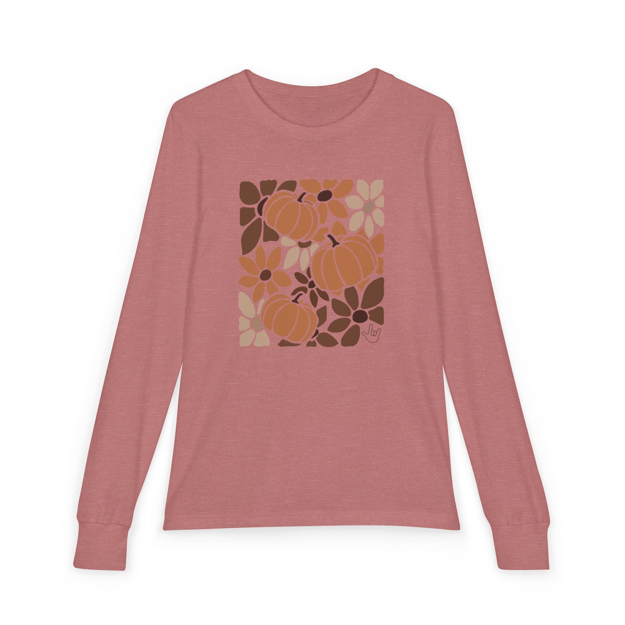 Leaves and Pumpkins Hobo - Kid Long Sleeve Shirt