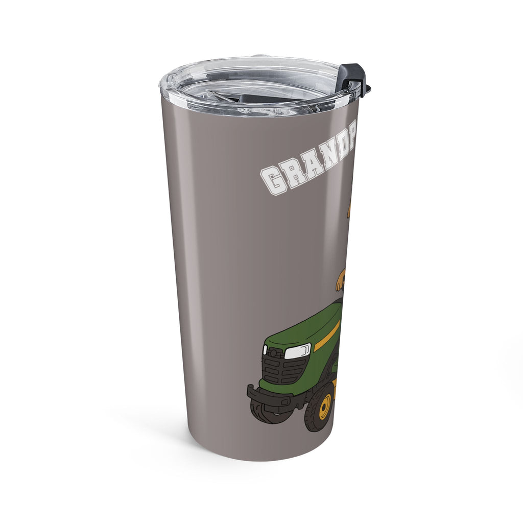 Grandpa mows best -Tumbler 20oz