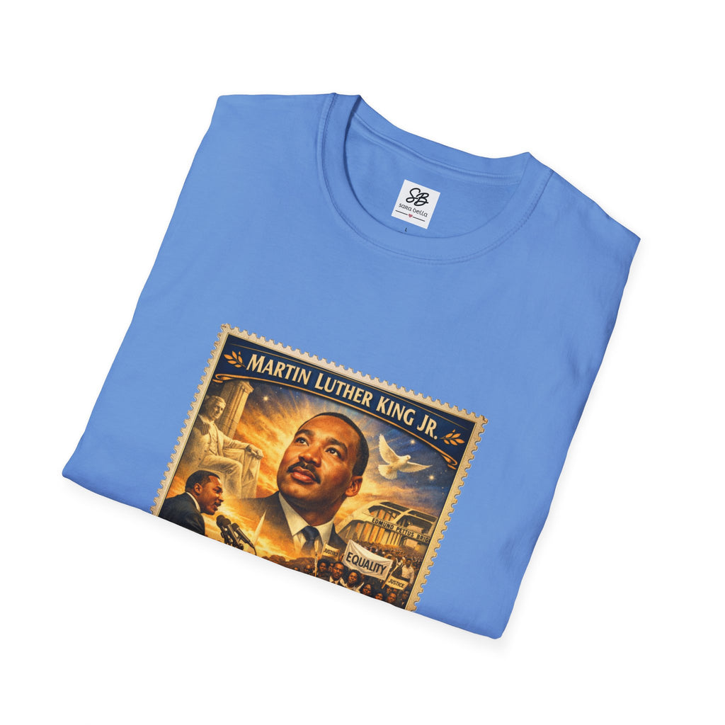 Martin Luther King Jr. 'I Have a Dream Memorial ' Tribute Vintage Stamp T-Shirt