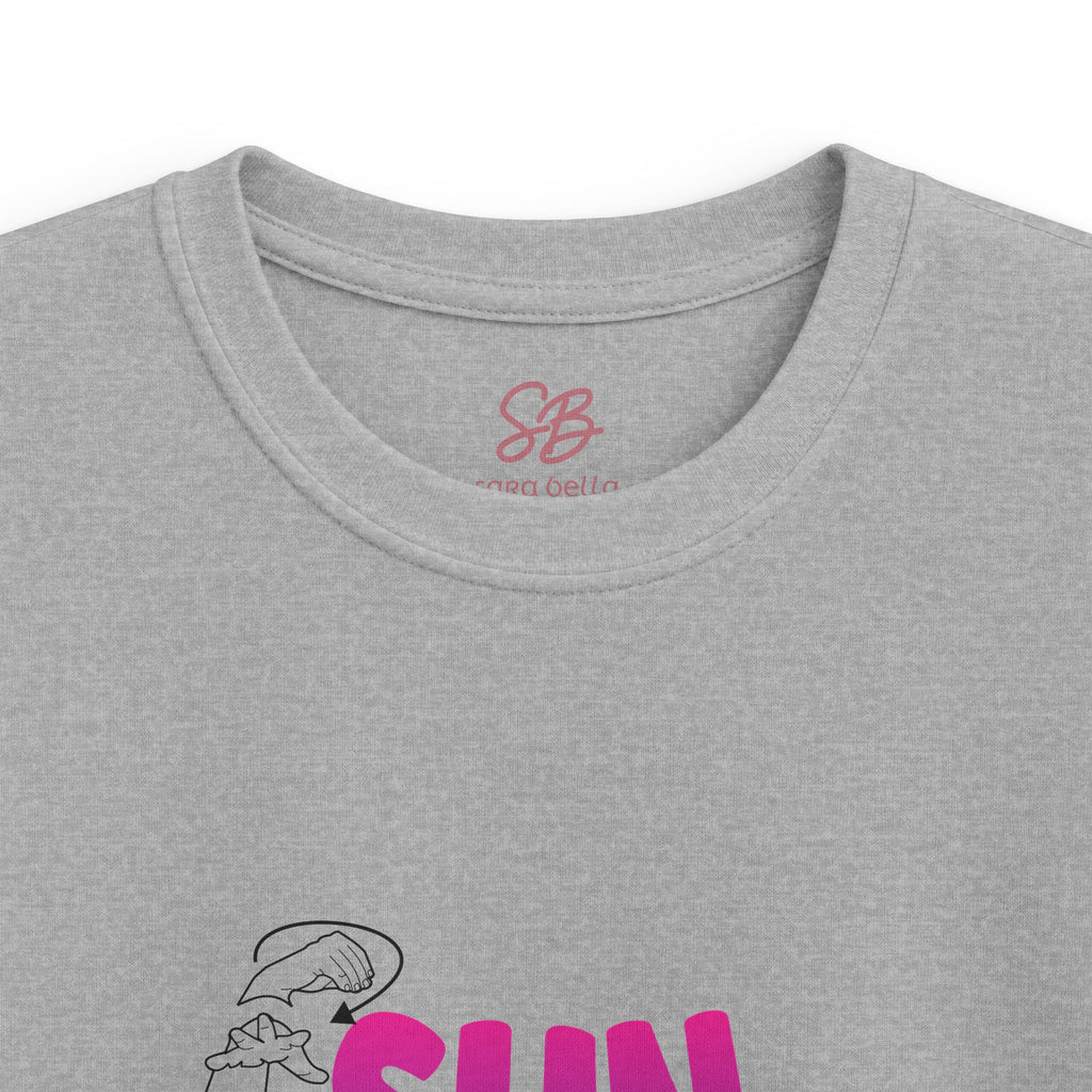Kids Shirt - "Sun, Salt & Sand" in American Sign Language -  Kid Shirt