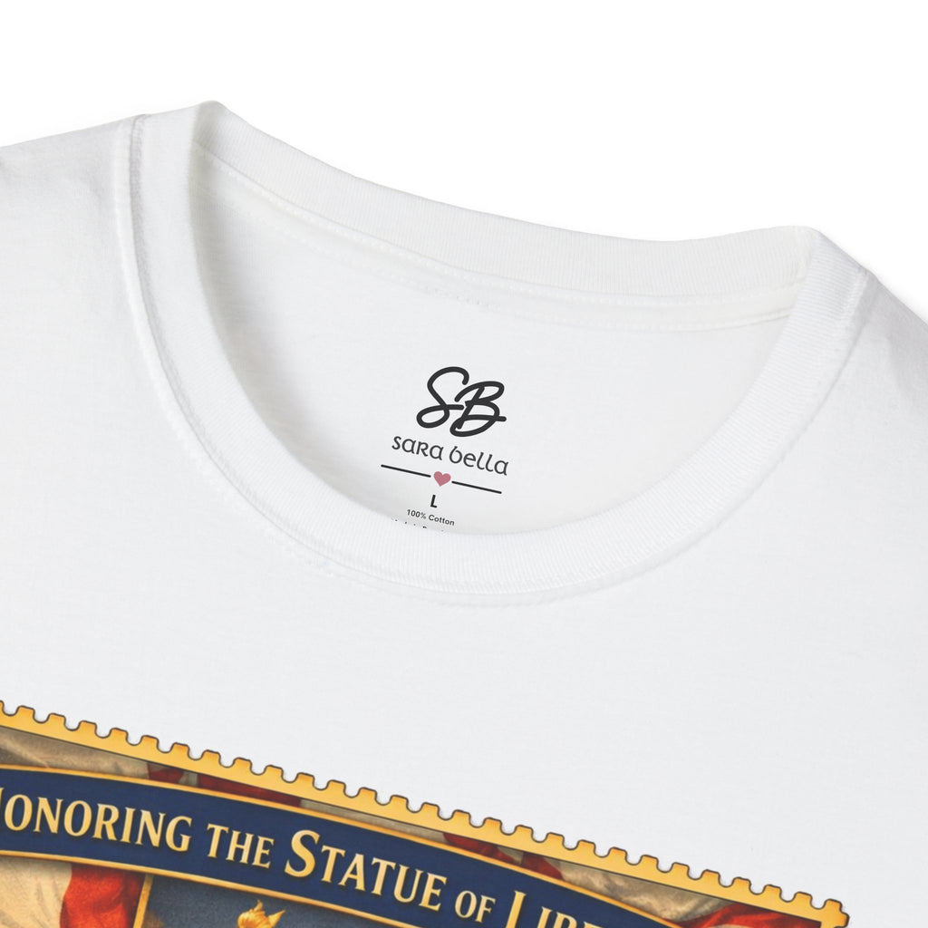 Statue of Liberty Tribute Vintage Stamp T-Shirt