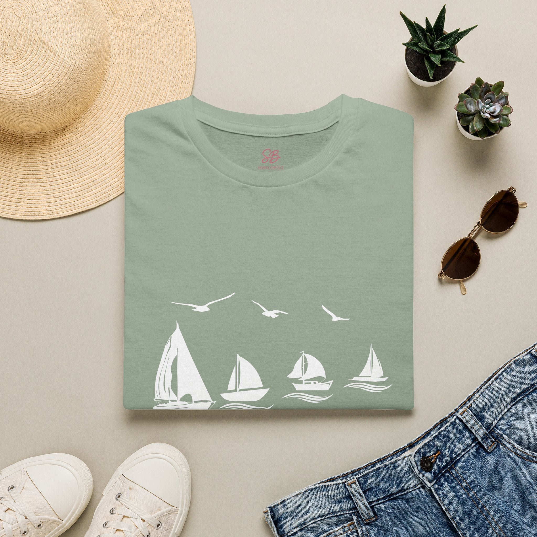 "Life is better with the wind in your sails" - Shirt