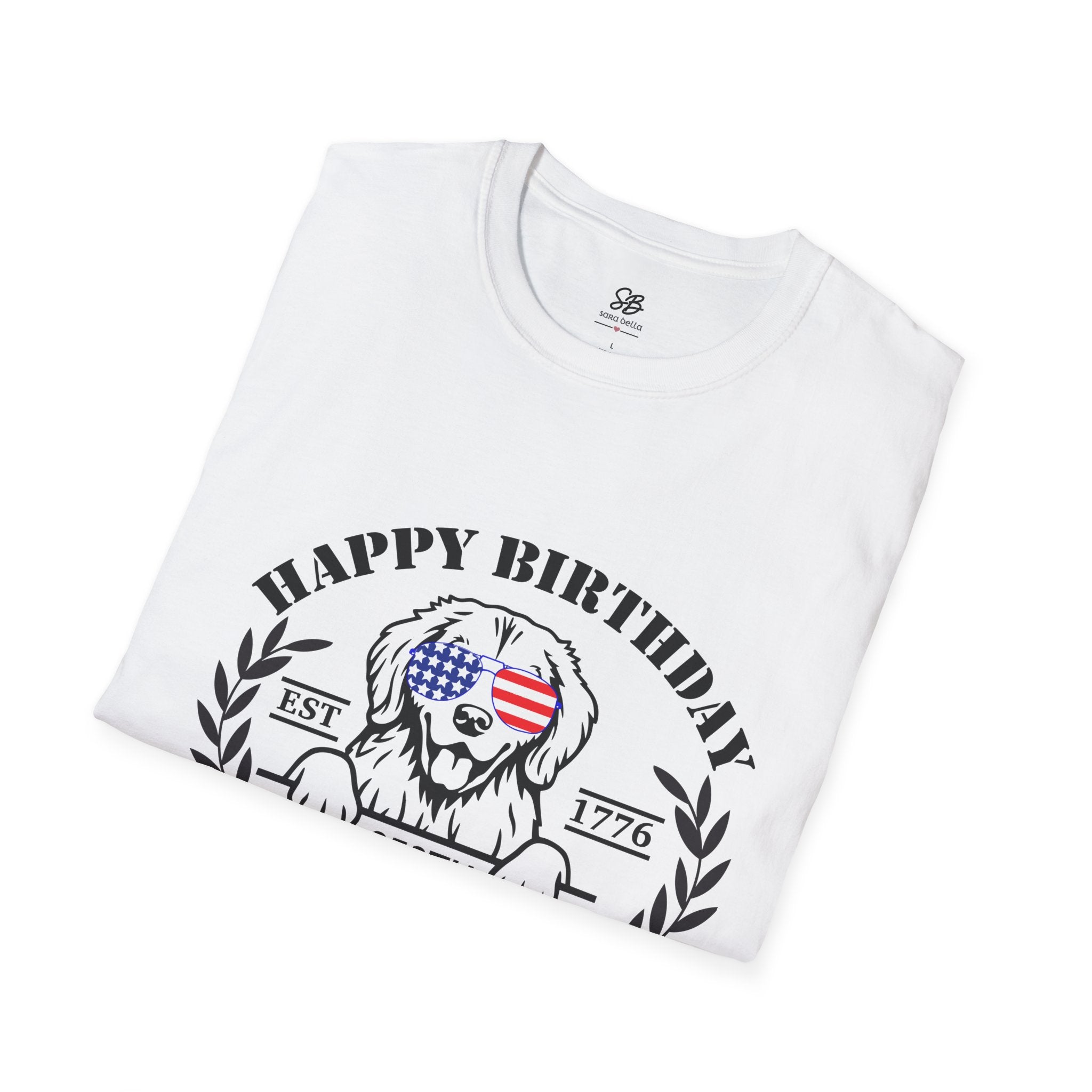 Happy Birthday 250th America with a dog T-Shirt