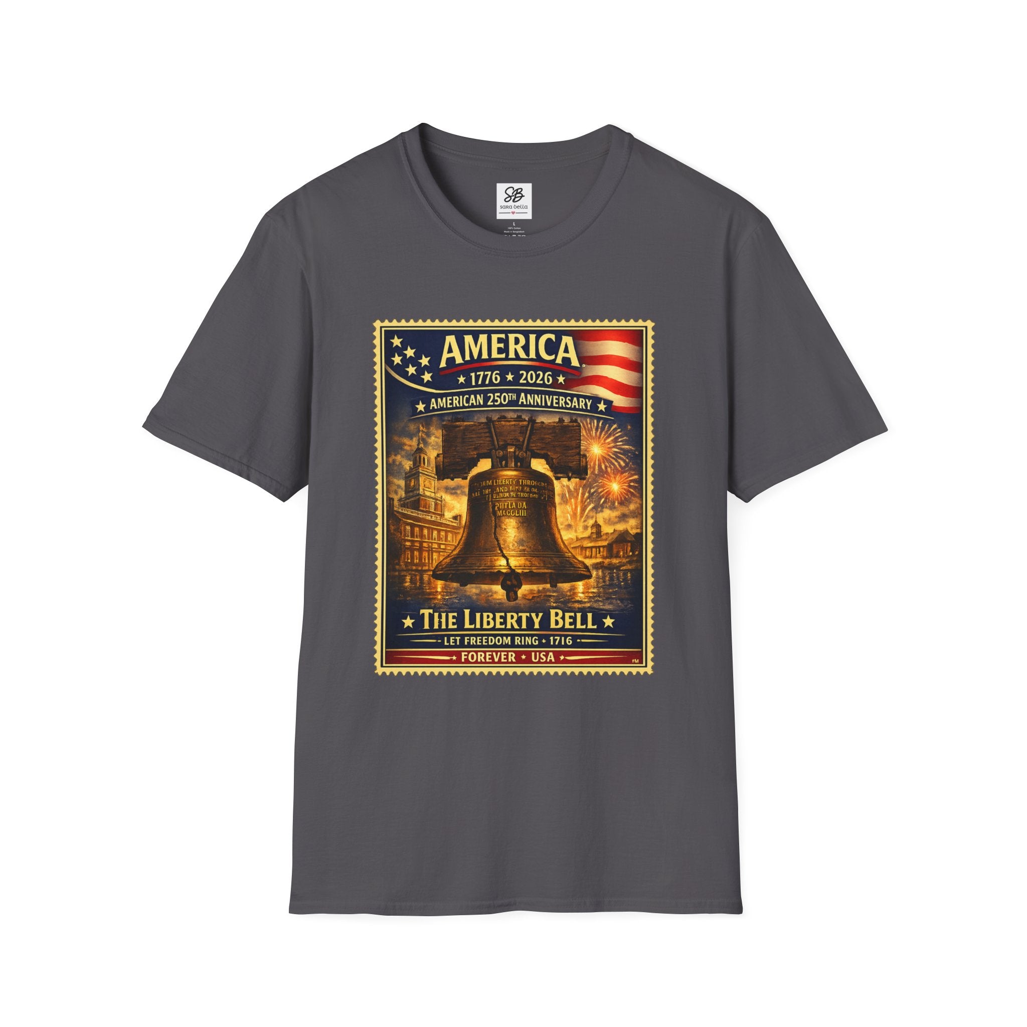 Liberty Bell Vintage Stamp T-Shirt