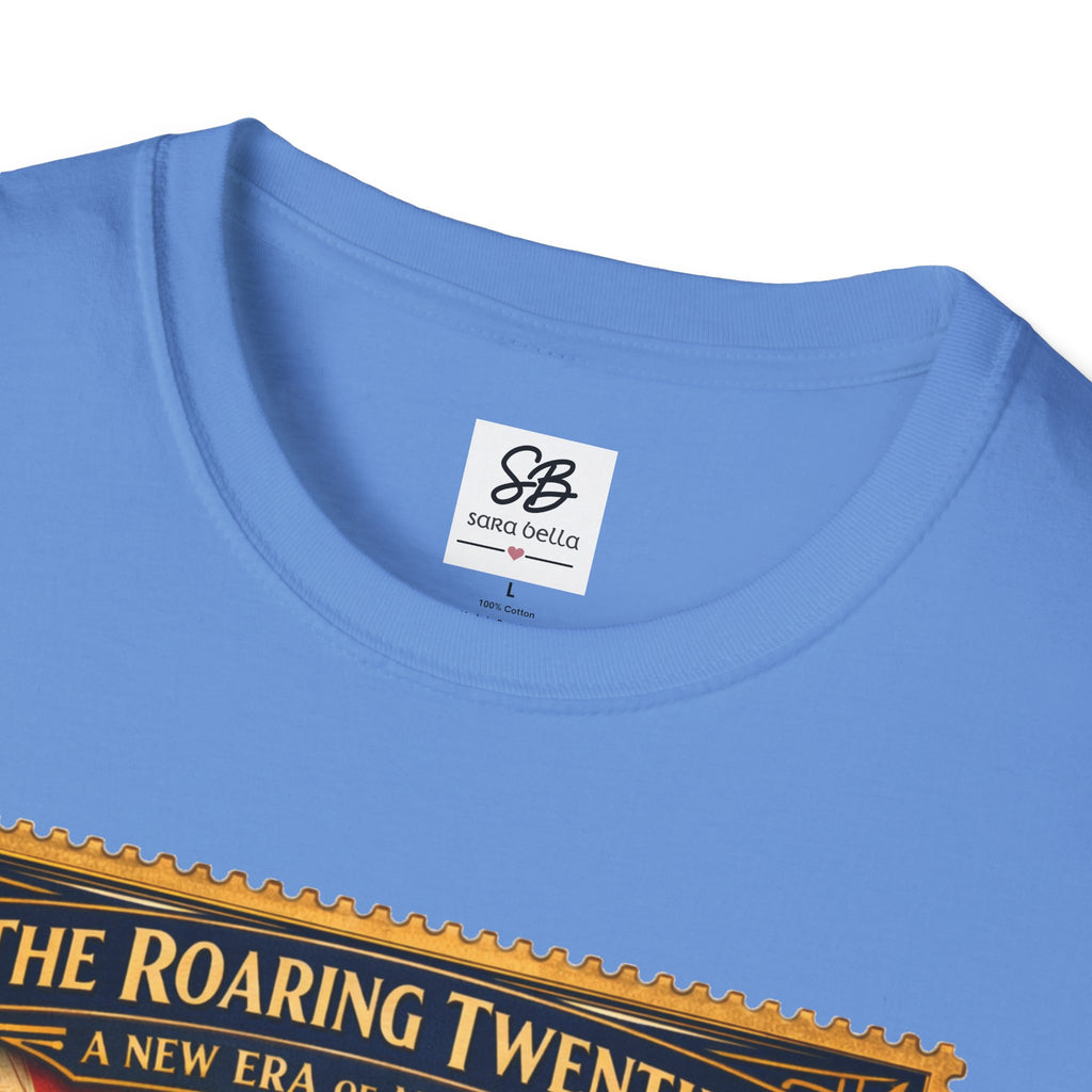 Roaring Twenties Vintage Stamp T-Shirt
