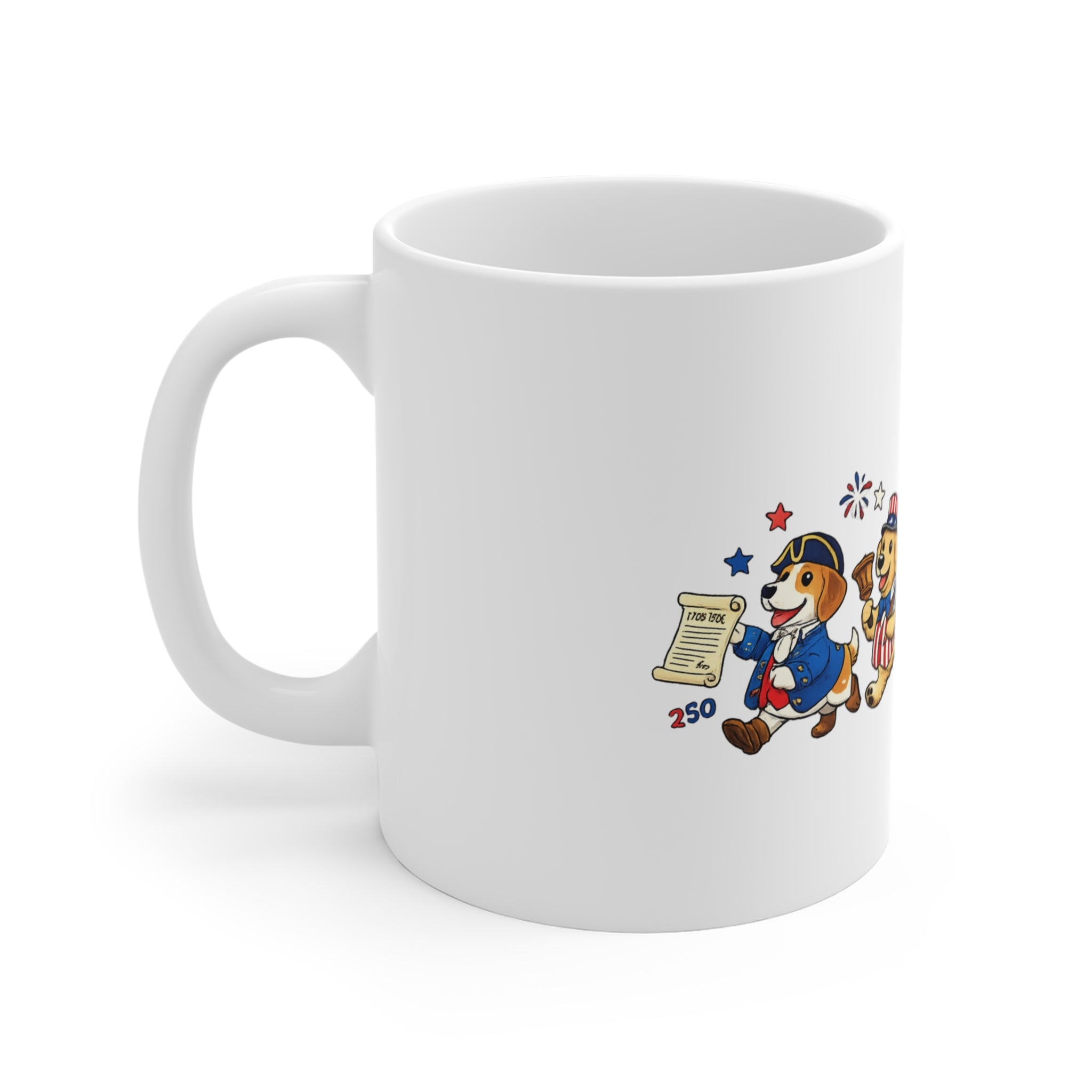Patriotic Dogs ParadeCoffee Mug  11oz