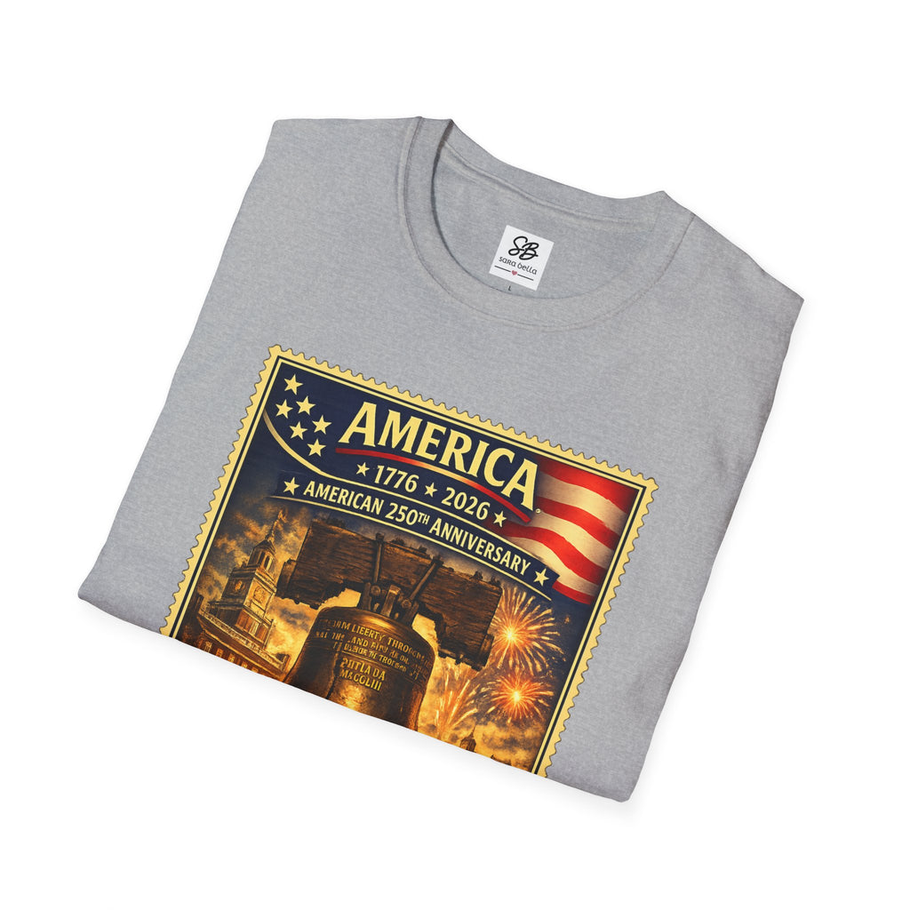 Liberty Bell Vintage Stamp T-Shirt