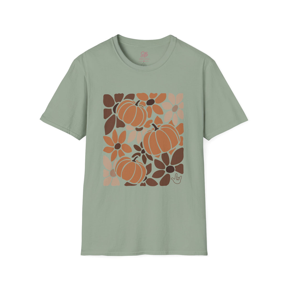 Fall Leaves & Pumpkins Hobo - T-Shirt