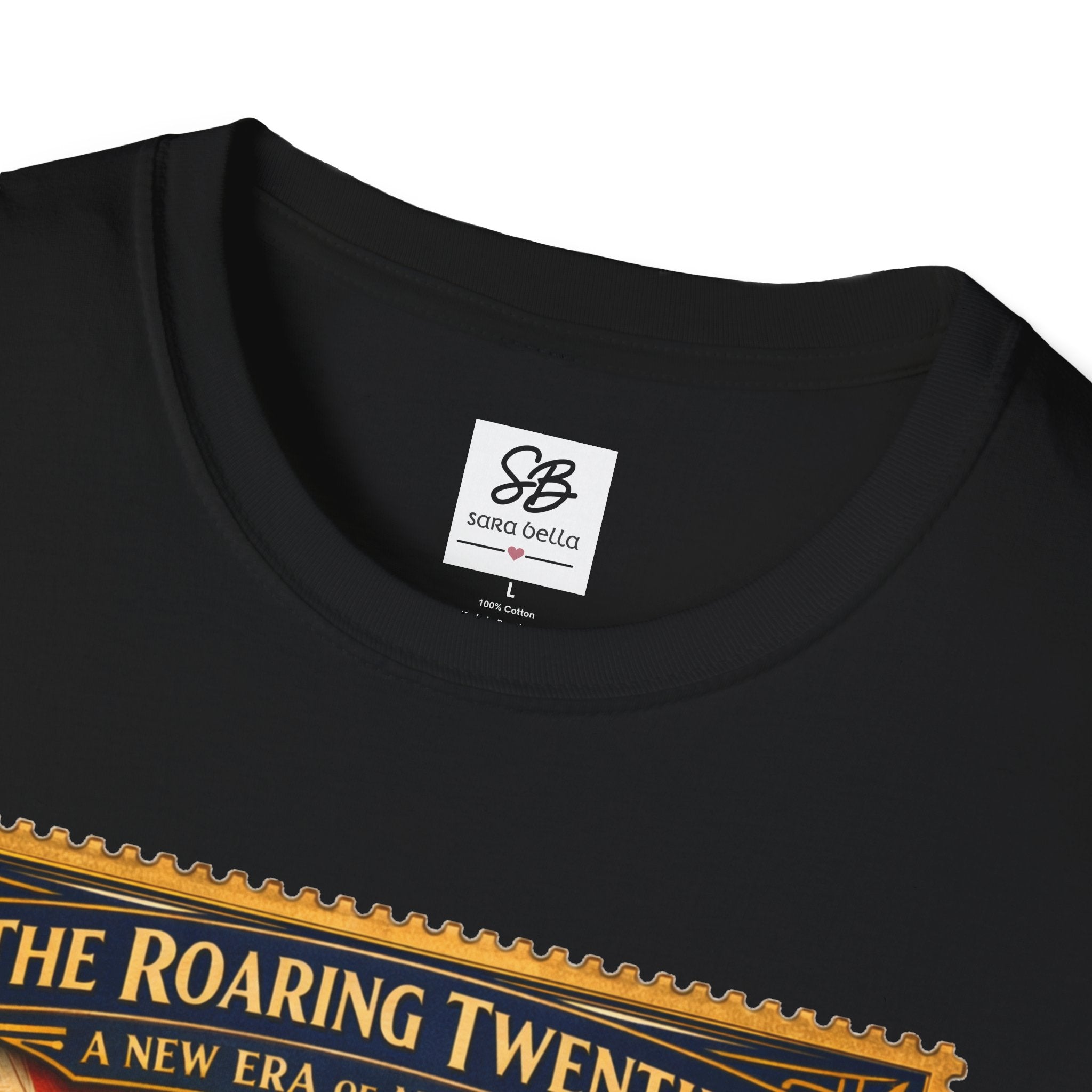 Roaring Twenties Vintage Stamp T-Shirt