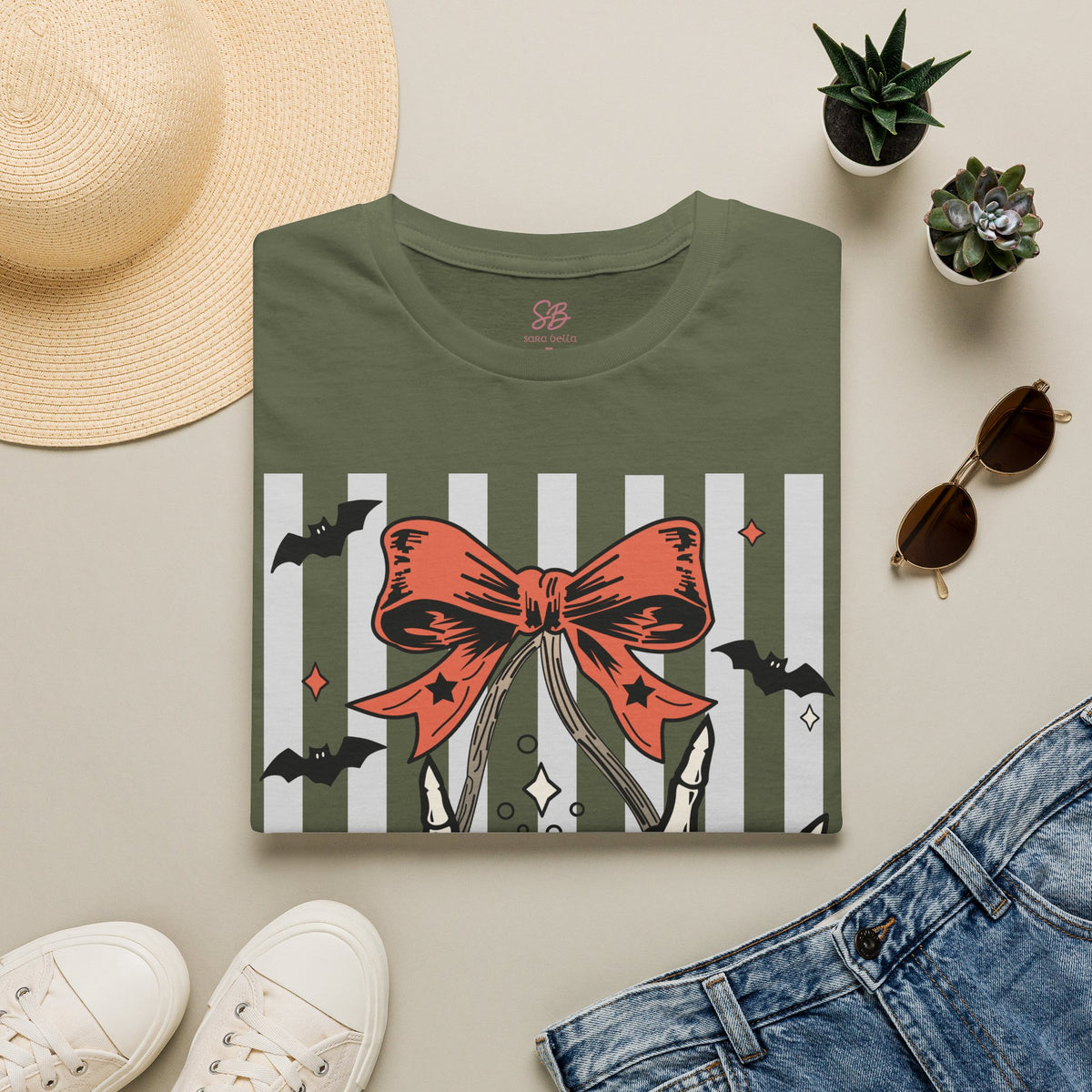 Spooky Skeleton "I Love you" ASL T-Shirt