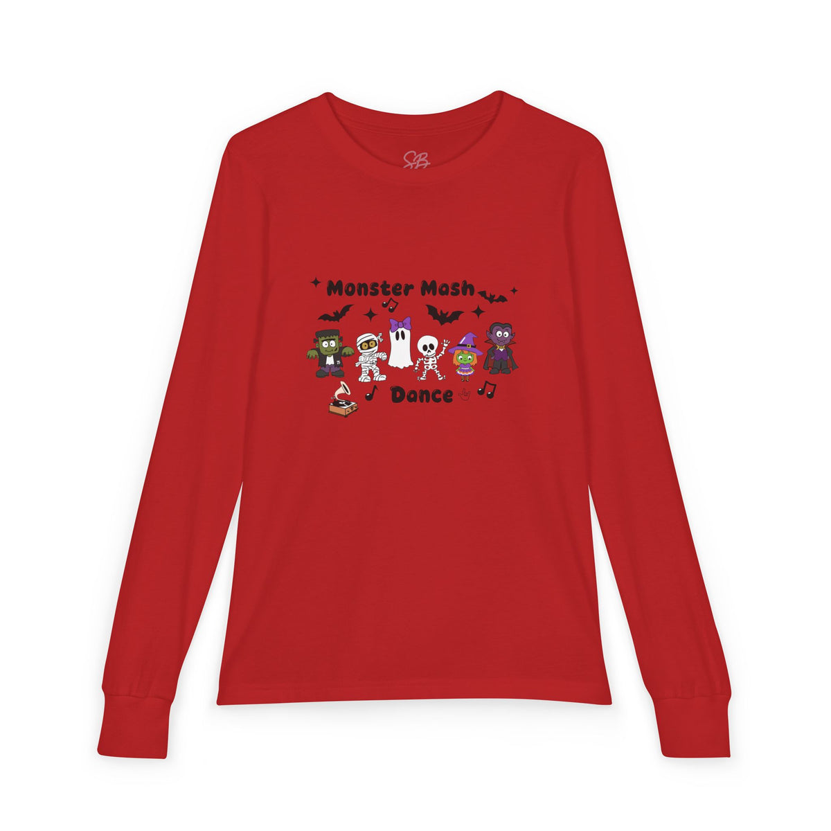 Monster Mash Dance of Halloween Character Crew - Kid Long Sleeve Shirt