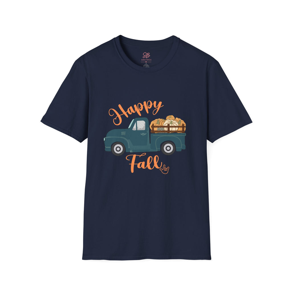 Happy Fall Vintage Truck  - T-Shirt
