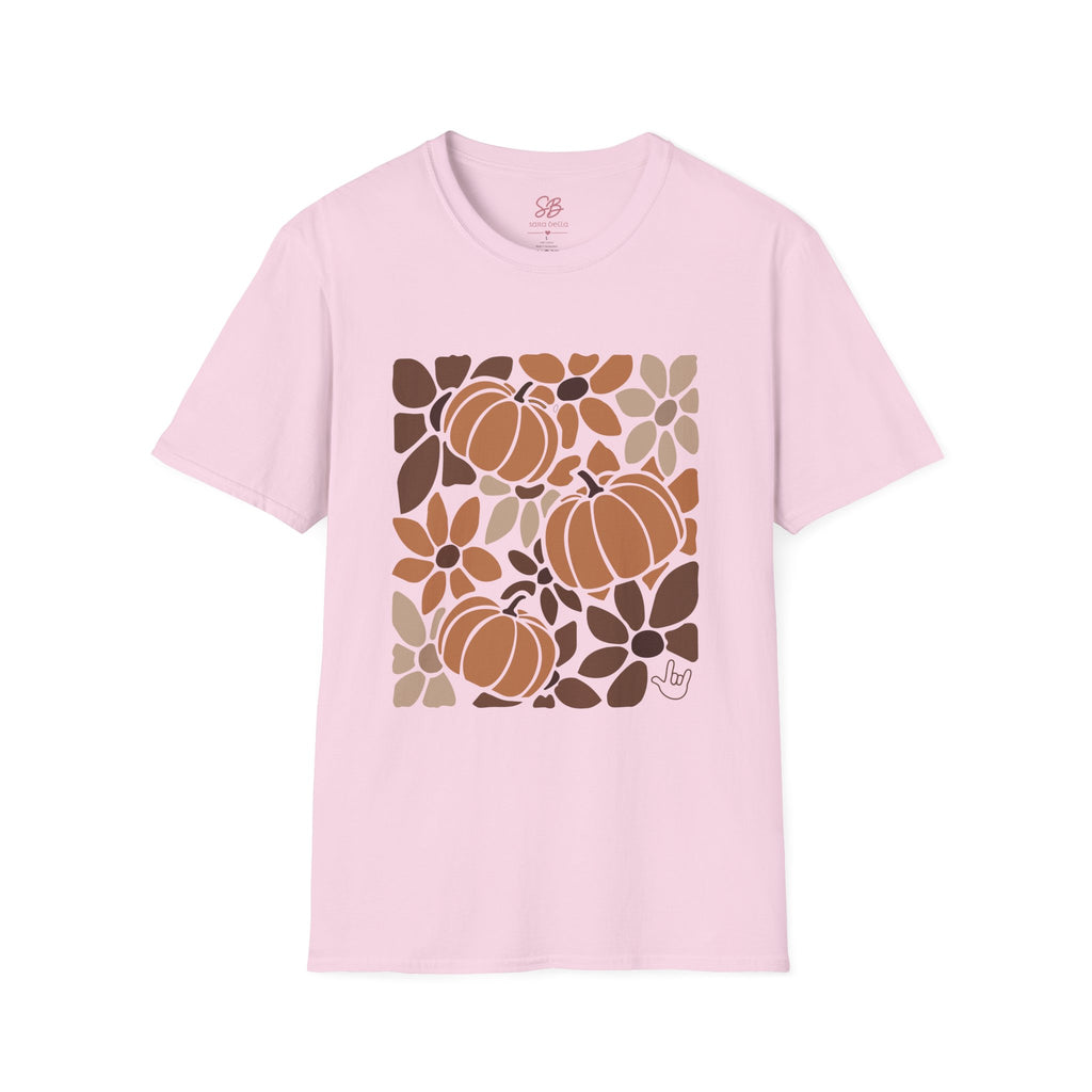Fall Leaves & Pumpkins Hobo - T-Shirt