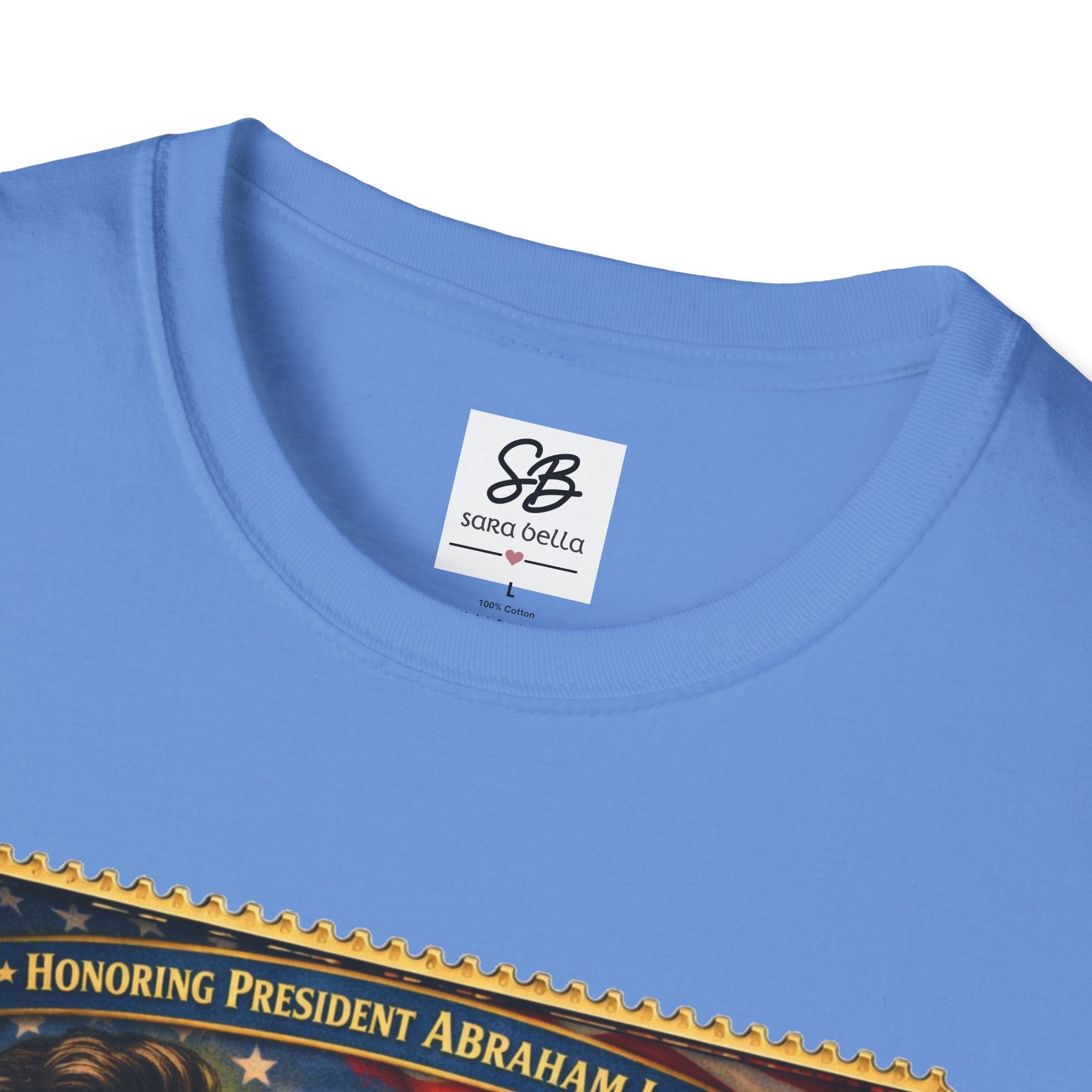 Abraham Lincoln 'Legacy of Freedom'  Vintage Stamp T‑Shirt