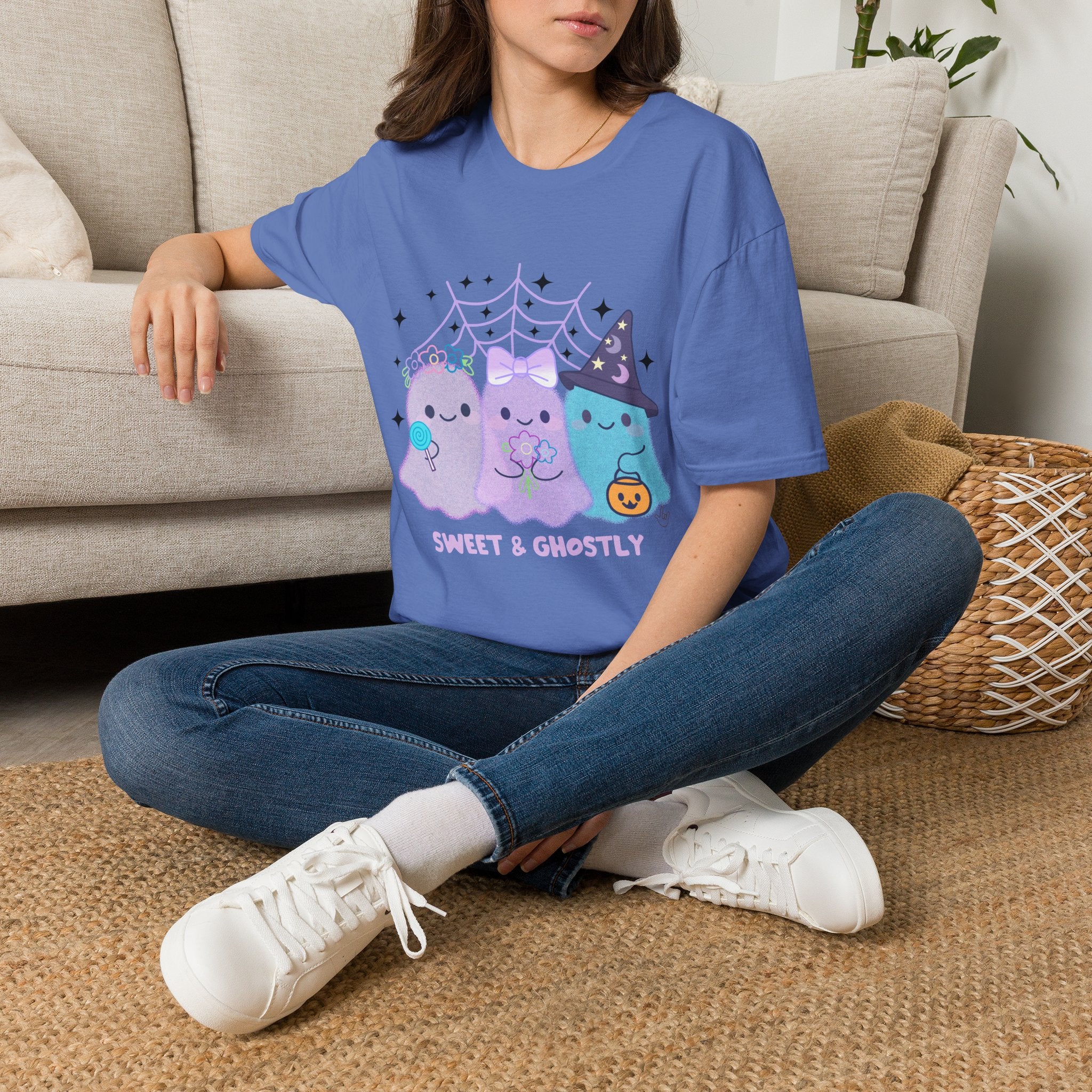 3 Friendly Ghosts "Sweet & Ghostly"  - T-Shirt