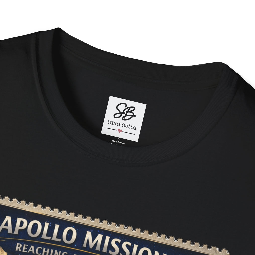 Apollo Missions  'Space Exploration' Vintage Stamp T-Shirt