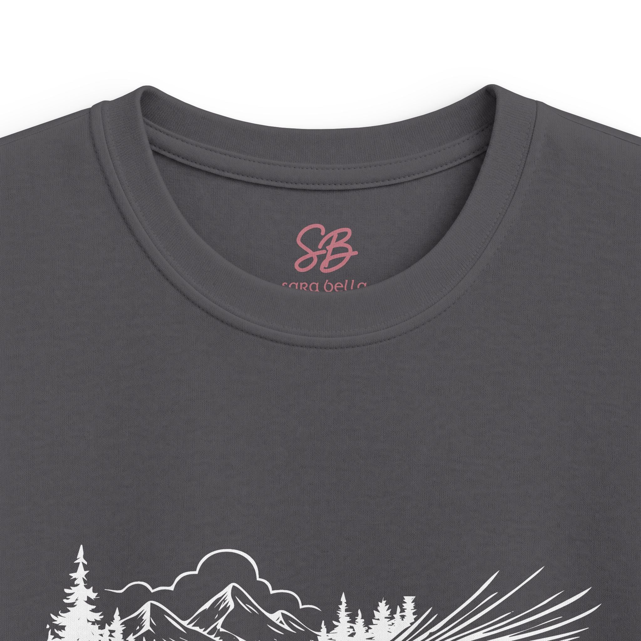 Fly Fishing Hook with Mountain View - Kid T-Shirt