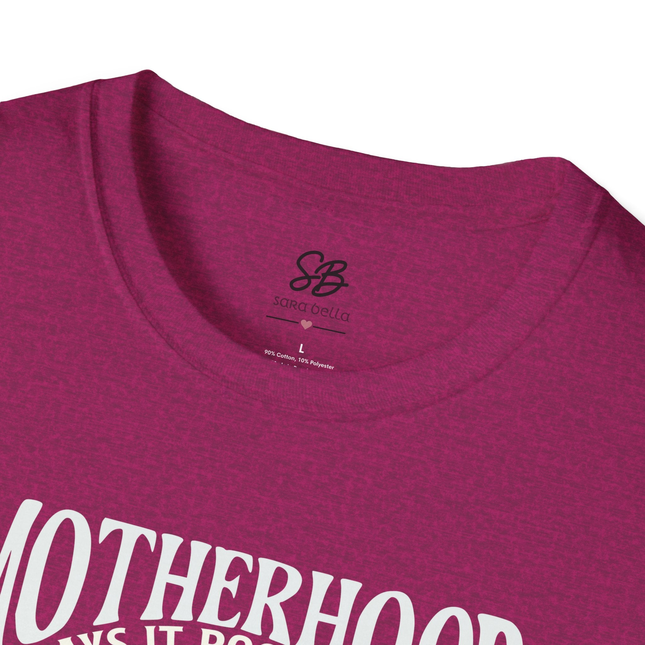 Motherhood I love you ASL - Unisex Softstyle T-Shirt