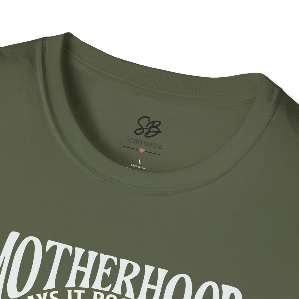 Motherhood I love you ASL - Unisex Softstyle T-Shirt