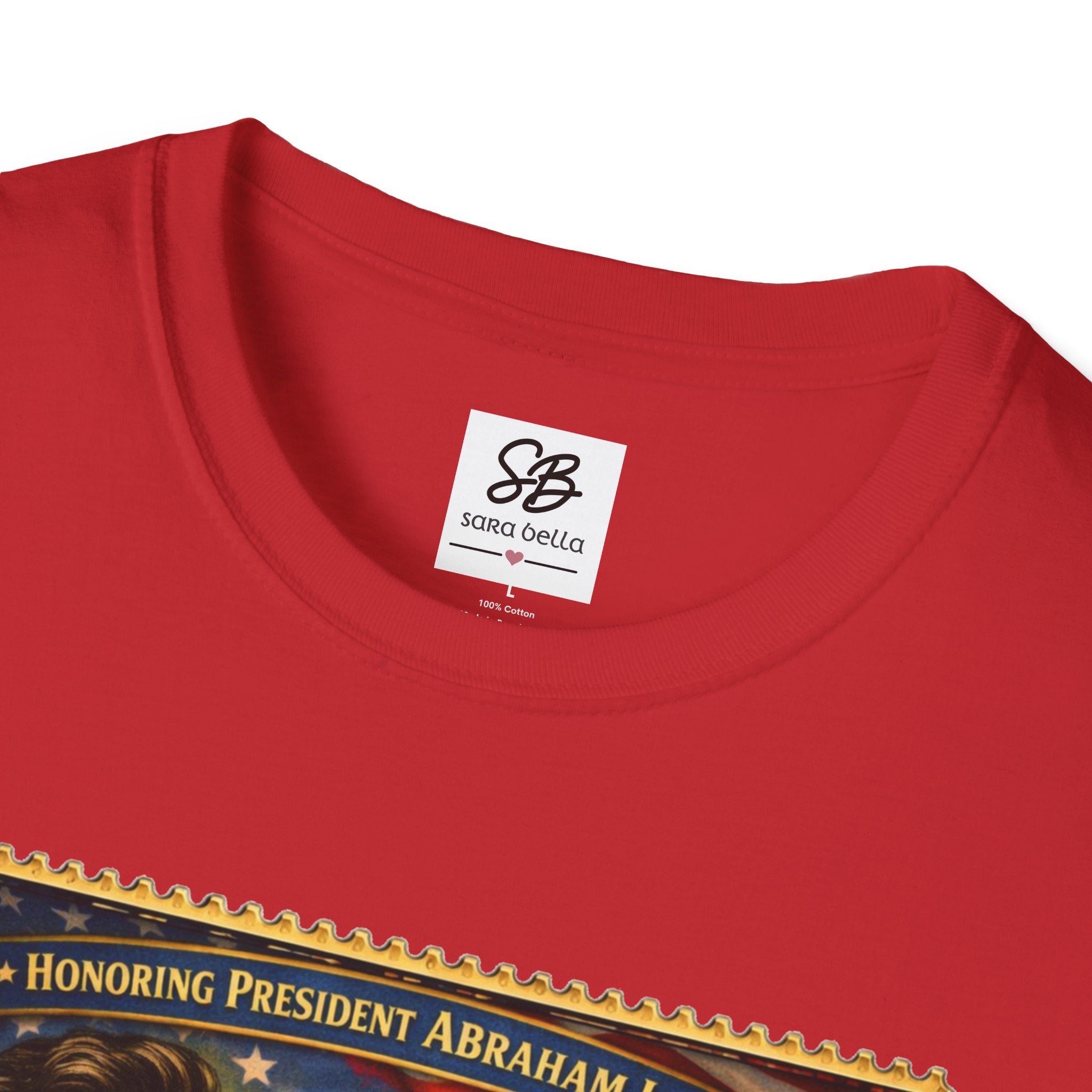Abraham Lincoln 'Legacy of Freedom'  Vintage Stamp T‑Shirt