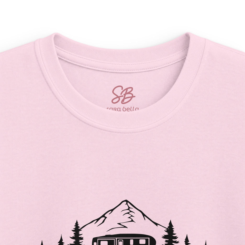 Live Love Camping in ASL (black ink) - Kid Shirt