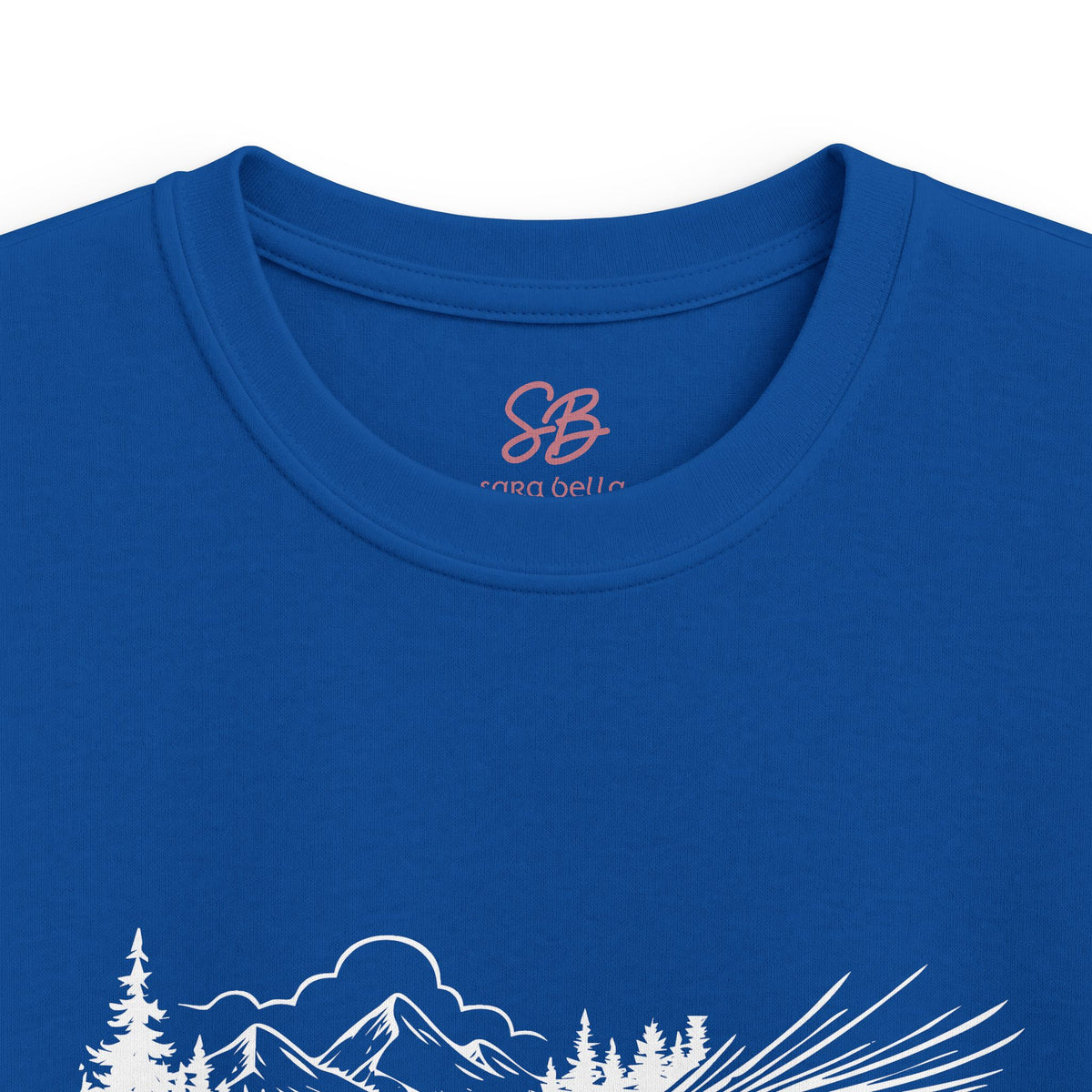 Fly Fishing Hook with Mountain View - Kid T-Shirt