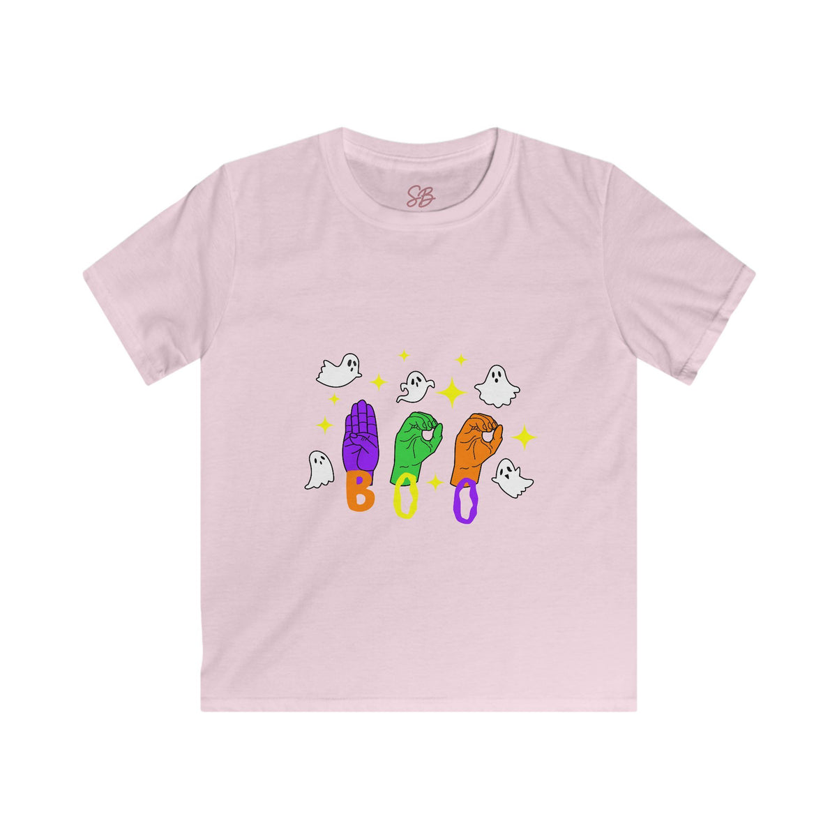 Ghosts "BOO" in ASL - Kid T-Shirt