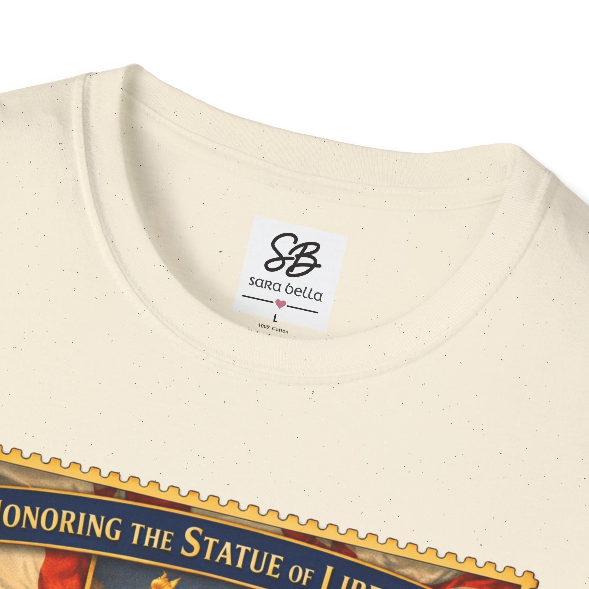 Statue of Liberty Tribute Vintage Stamp T-Shirt
