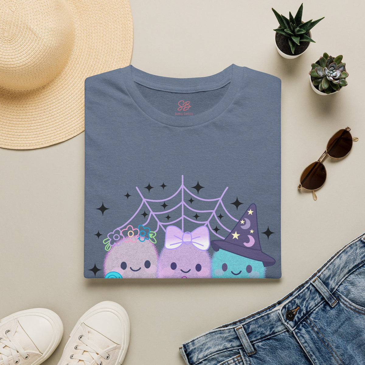 3 Friendly Ghosts "Sweet & Ghostly"  - T-Shirt