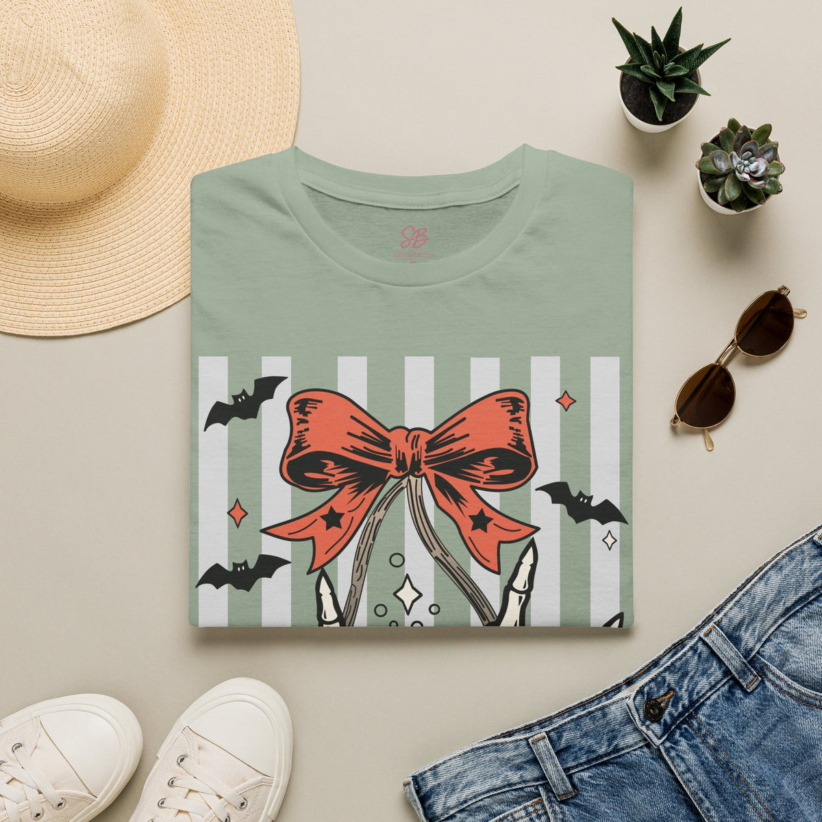 Spooky Skeleton "I Love you" ASL T-Shirt