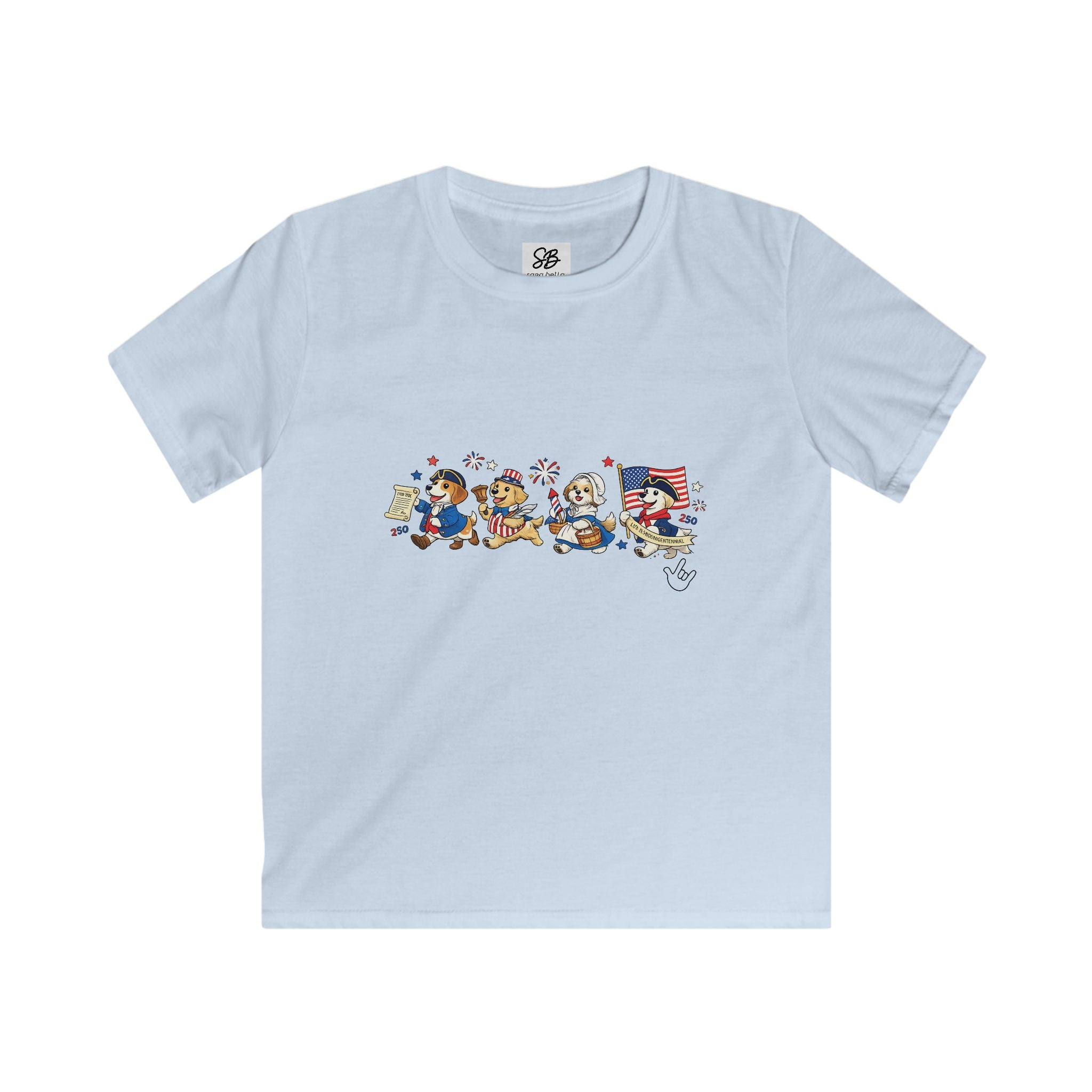 Kid Shirt —Patriotic Dogs Parade Shirt