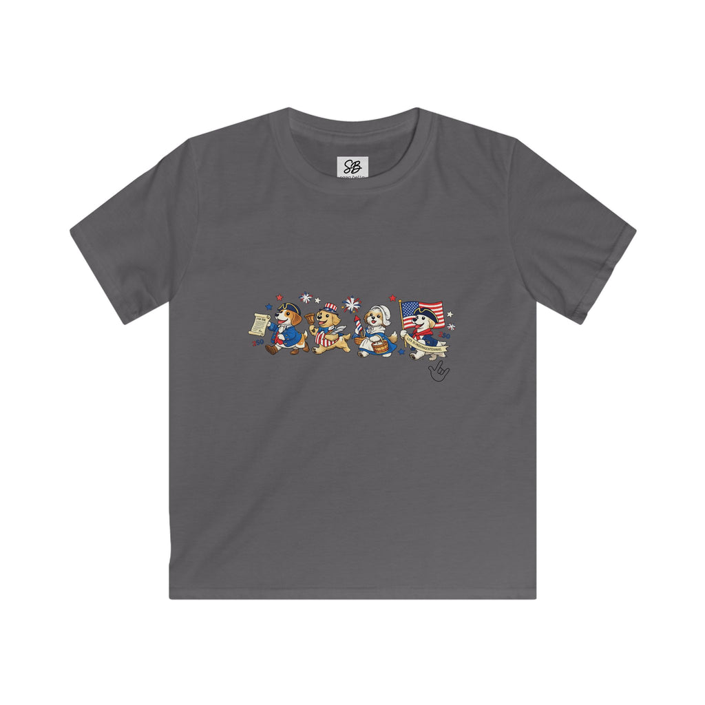 Kid Shirt —Patriotic Dogs Parade Shirt