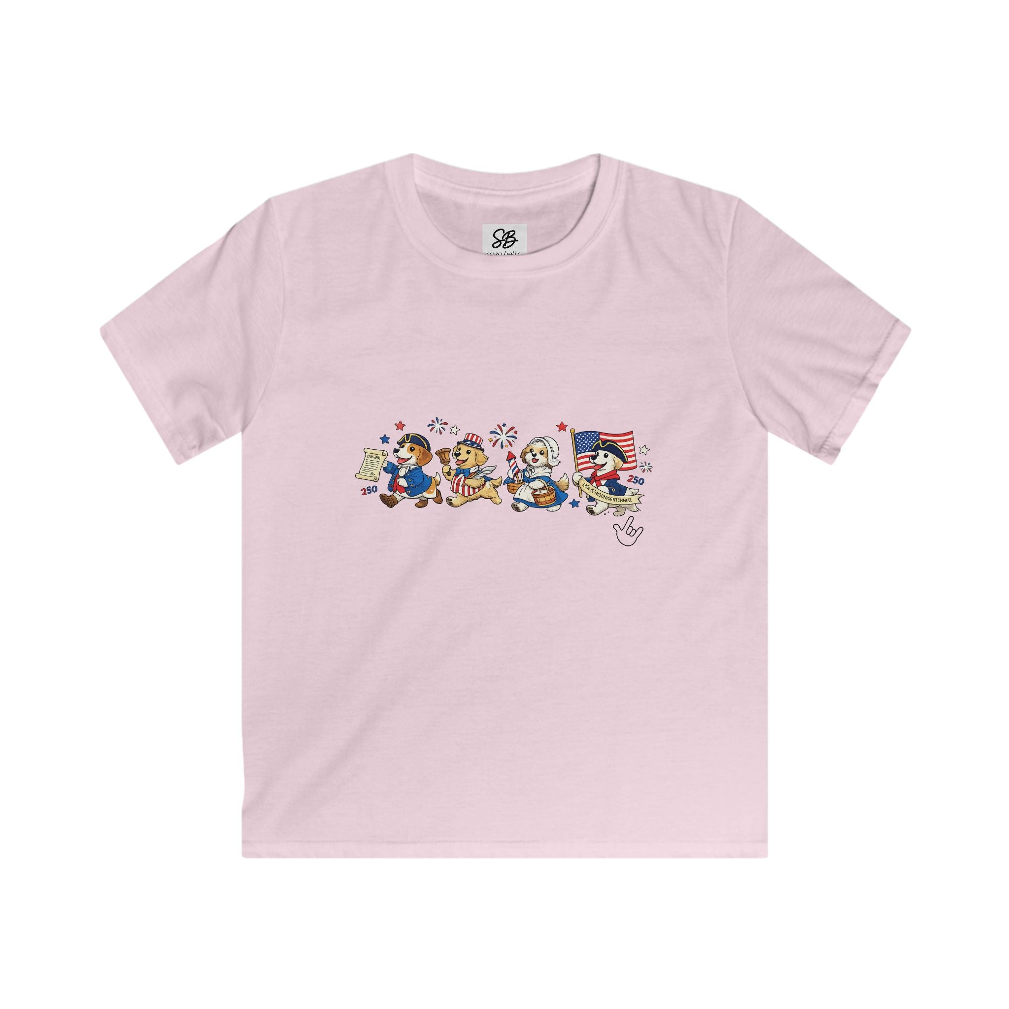 Kid Shirt —Patriotic Dogs Parade Shirt