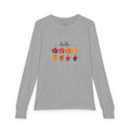 Hello Fall  Fingers Spelling American Sign Language, ASL - Kid Long Sleeve Shirt
