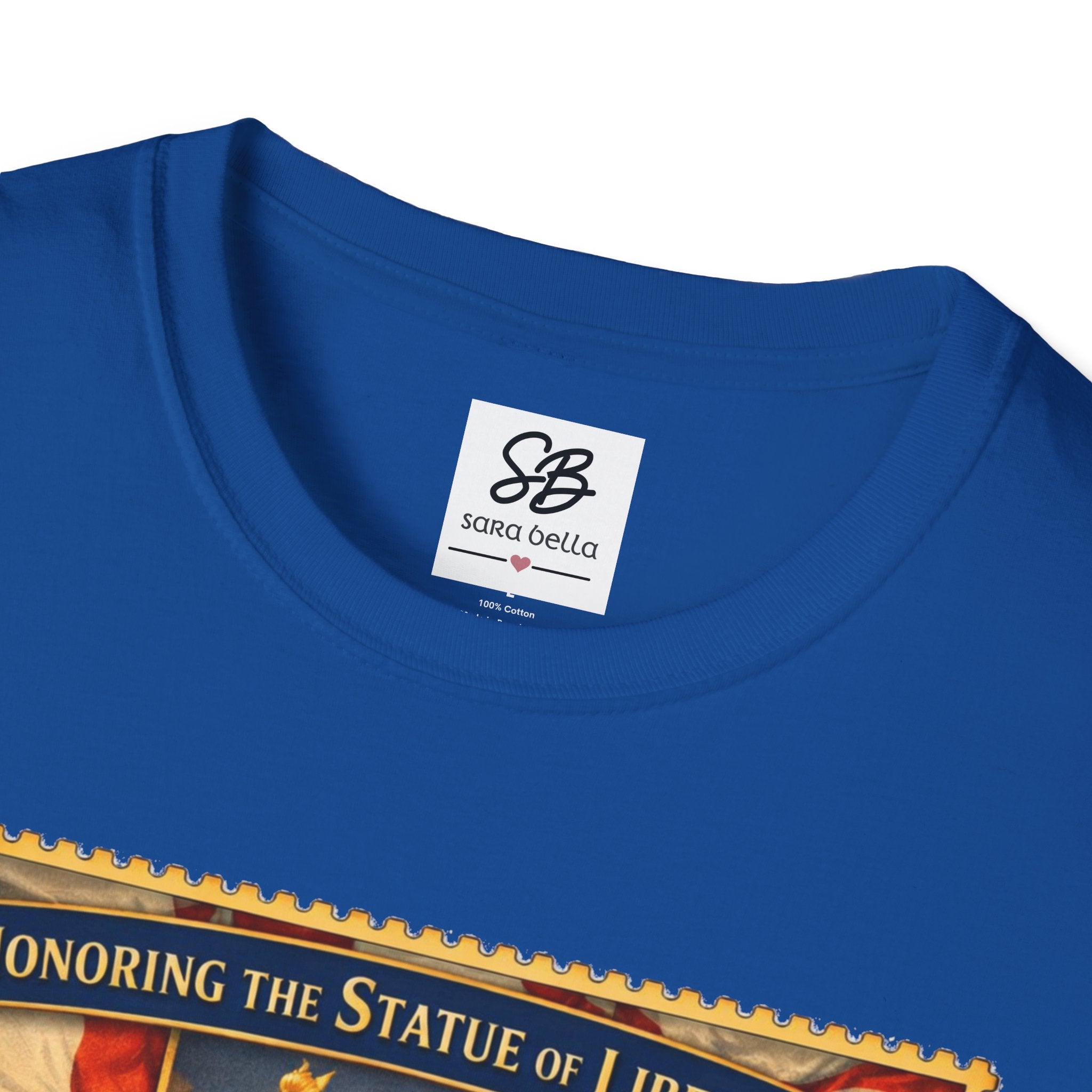 Statue of Liberty Tribute Vintage Stamp T-Shirt