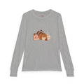 Autumn Football Pumpkin with I Love You American Sign Language, ASL - Kid Long Sleeve Shirt