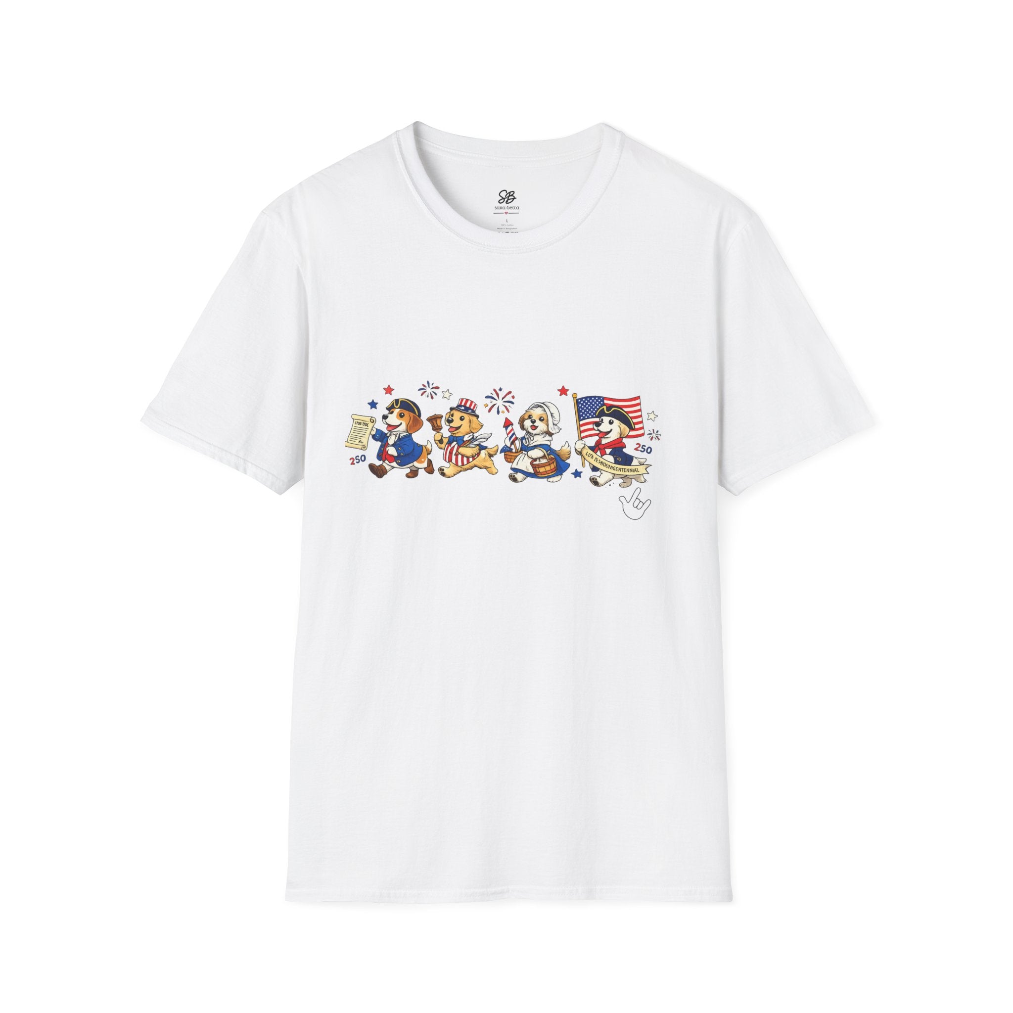 Patriotic Dogs Parade T-Shirt