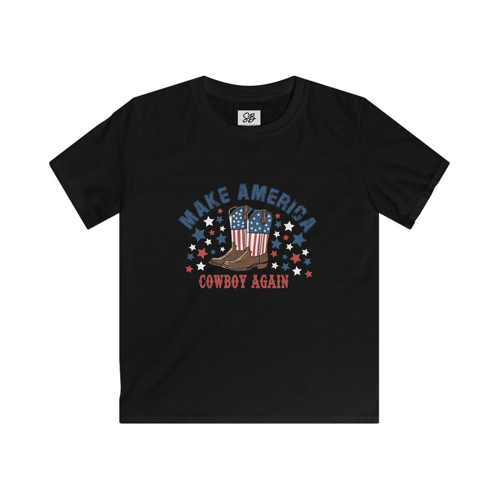 Kid Shirt - Make America Cowboy Again Shirt