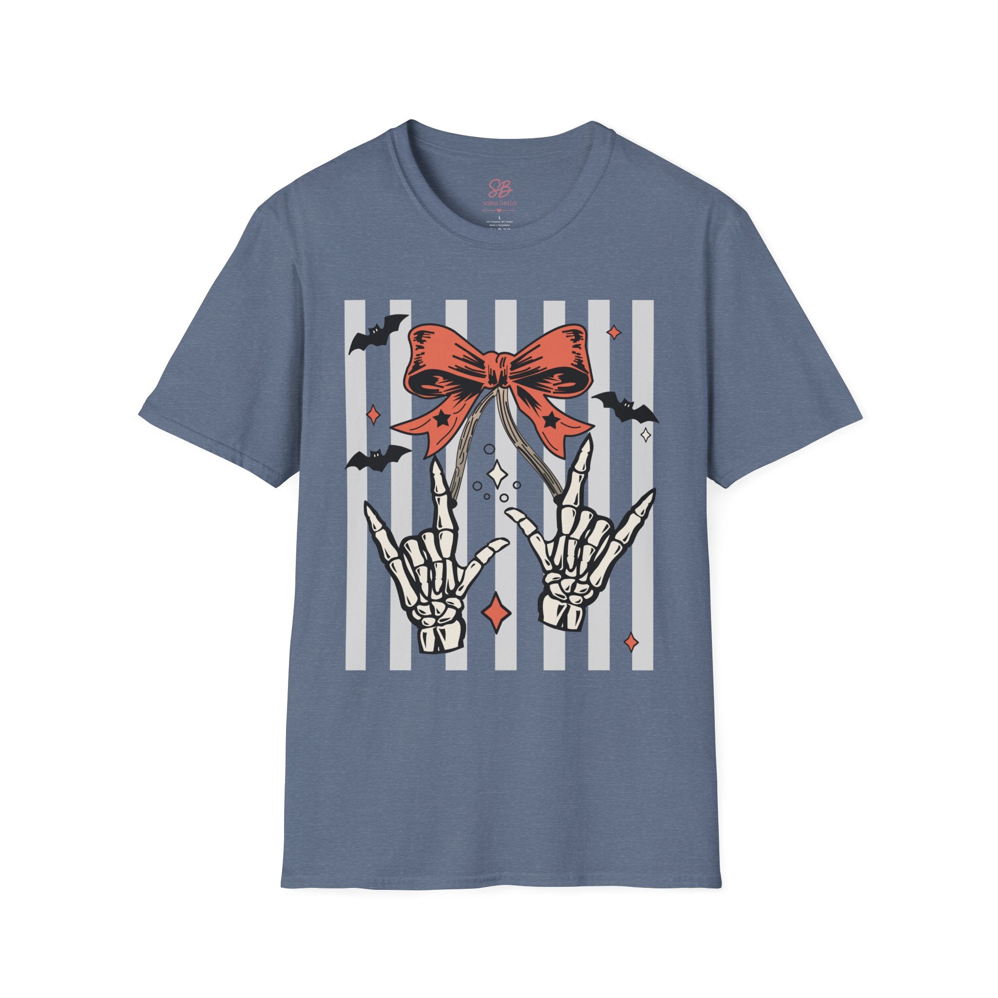 Spooky Skeleton "I Love you" ASL T-Shirt